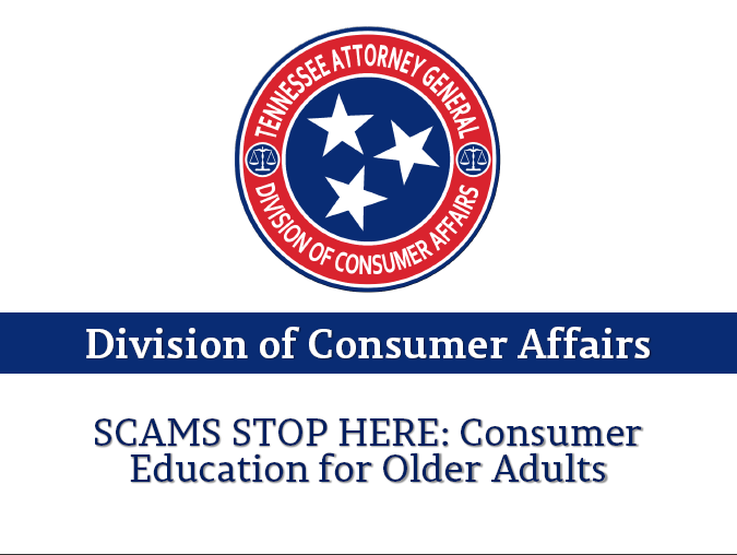 Division of Consumer Affairs - Scams Stop Here